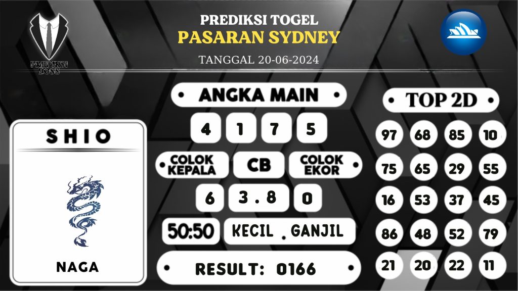 https://prediksibossjauh.com/prediksi-boss-togel-sidney-kamis-20-juni-2024/