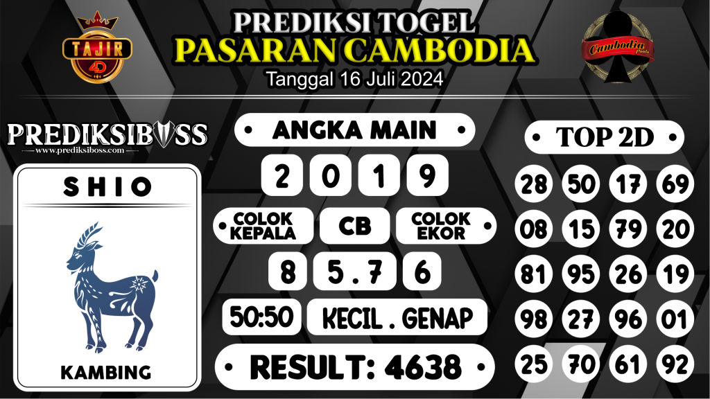 https://prediksibossjauh.com/prediksi-boss-togel-cambodia-selasa-16-juli-2024/