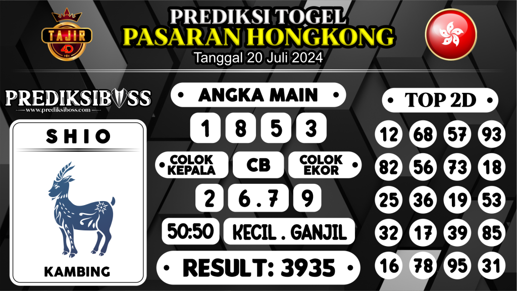 https://prediksibossjauh.com/prediksi-boss-togel-hongkong-sabtu-20-juli-2024/