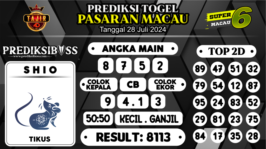 https://prediksibossjauh.com/prediksi-boss-togel-macau-minggu-28-juli-2024/