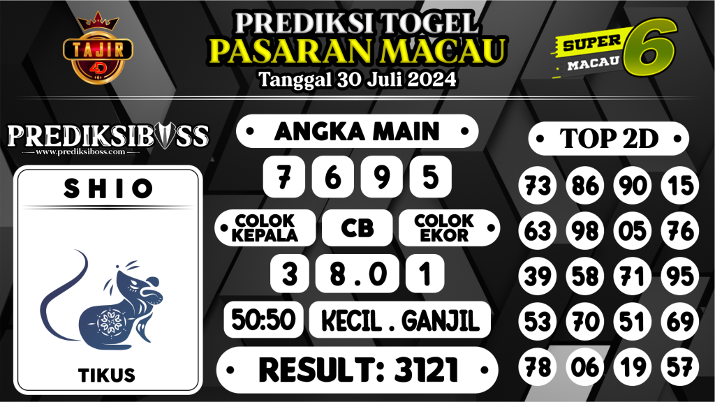 https://prediksibossjauh.com/prediksi-boss-togel-macau-selasa-30-juli-2024/