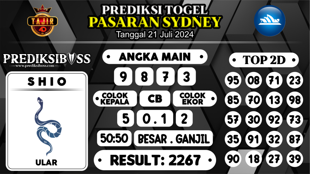 https://prediksibossjauh.com/prediksi-boss-togel-sidney-minggu-21-juli-2024/