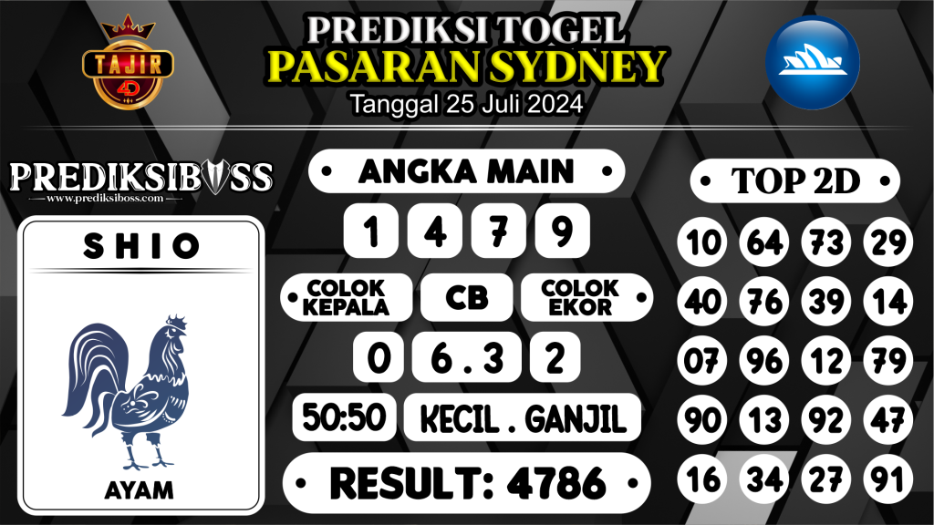 https://prediksibossjauh.com/prediksi-boss-togel-sidney-kamis-25-juli-2024/