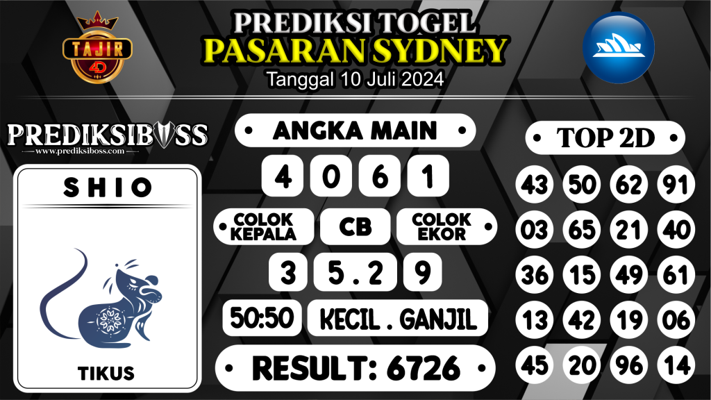 https://prediksibossjauh.com/prediksi-boss-togel-sidney-rabu-10-juli-2024/