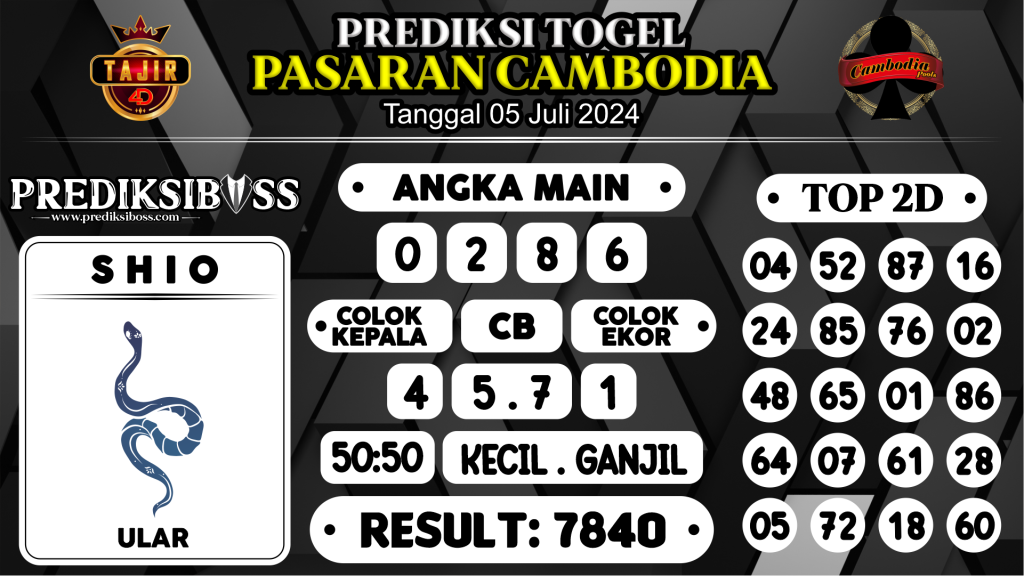 https://prediksibossjauh.com/prediksi-boss-togel-cambodia-jumat-05-juli-2024/