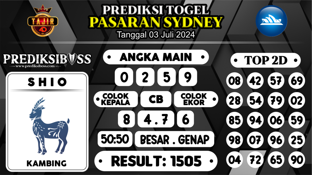 https://prediksibossjauh.com/prediksi-boss-togel-sidney-rabu-03-juli-2024/