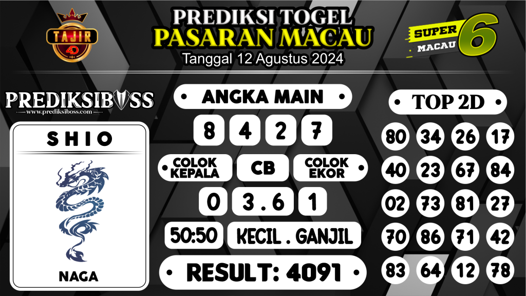 https://prediksibossjauh.com/prediksi-boss-togel-macau-senin-12-agustus-2024/