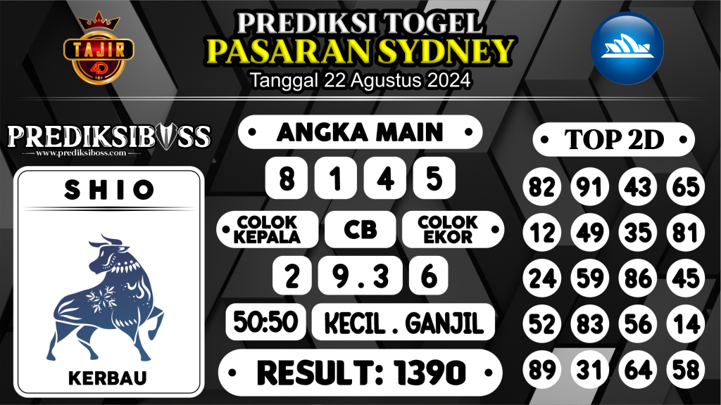 https://prediksibossjauh.com/prediksi-boss-togel-sidney-kamis-22-agustus-2024/